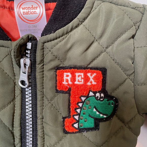Wonder Nation T-Rex Jacket size 0-3 months - Picture 5 of 8